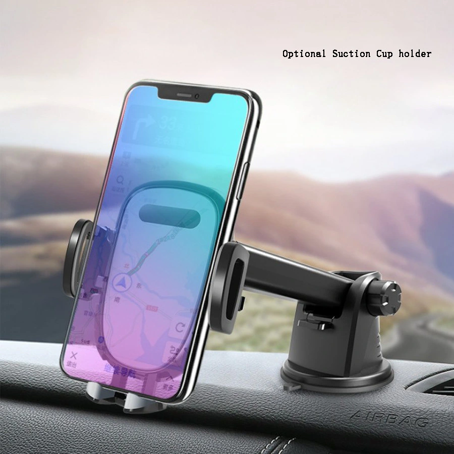 Mobile Phone Bracket Stand Fast 15W Qi Wireless Magnetic Charger in Car