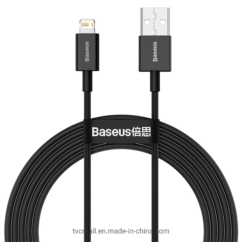 Baseus Superior Series Fast Charging Data Cable USB to Lightning 2.4A 2m - Black