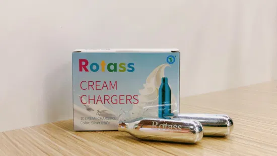 Rotass 8g Whip Cream Cartridge Nitrous Oxide N2o Gas Canister Whipped Cream Charger for Us Local Delivery