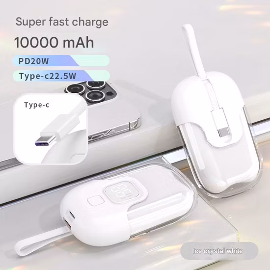 Fast Charging 10000mAh Power Banks Charger Built